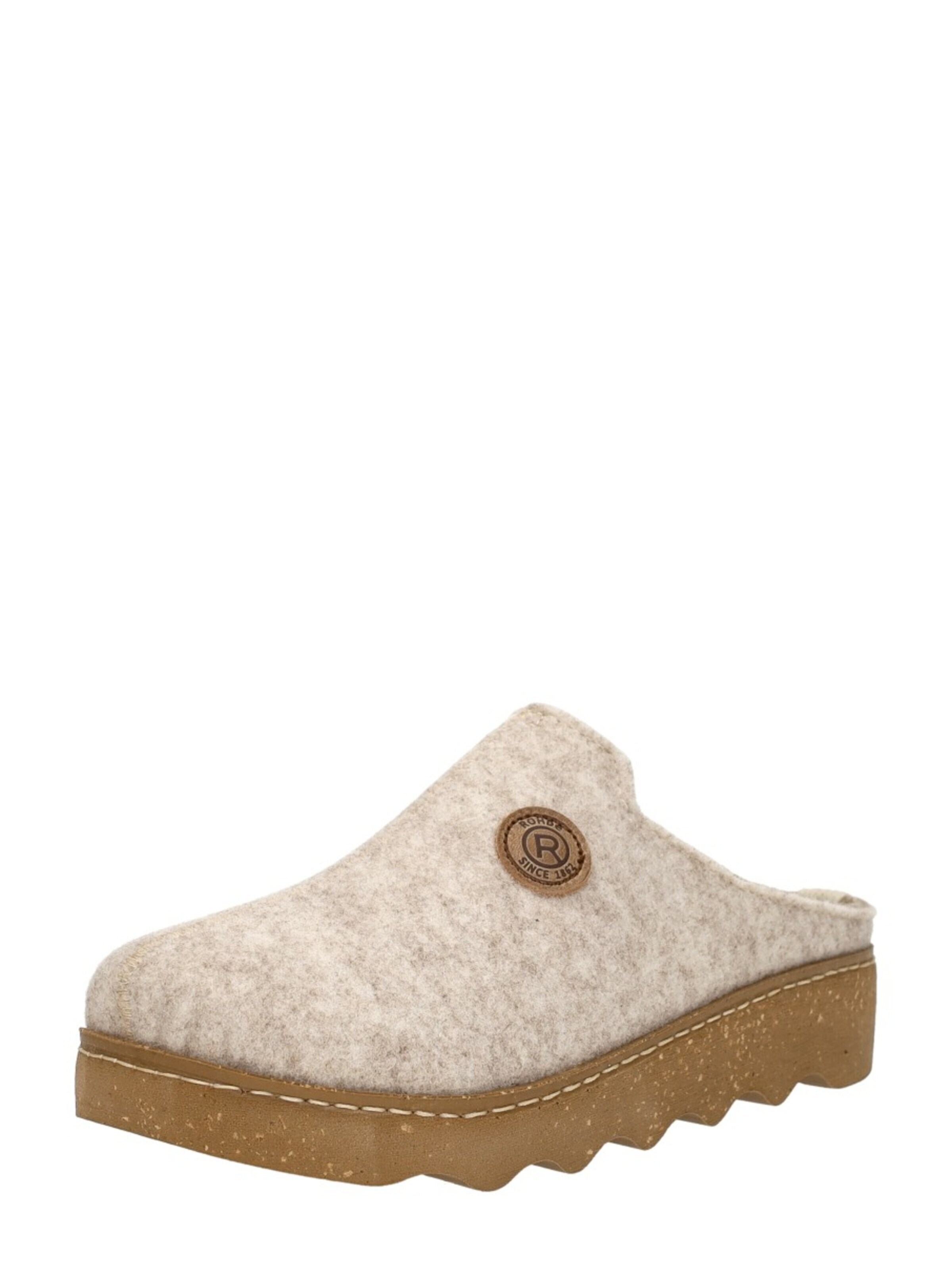 ROHDE Huisschoenen 'Pantoffels Open' in Beige