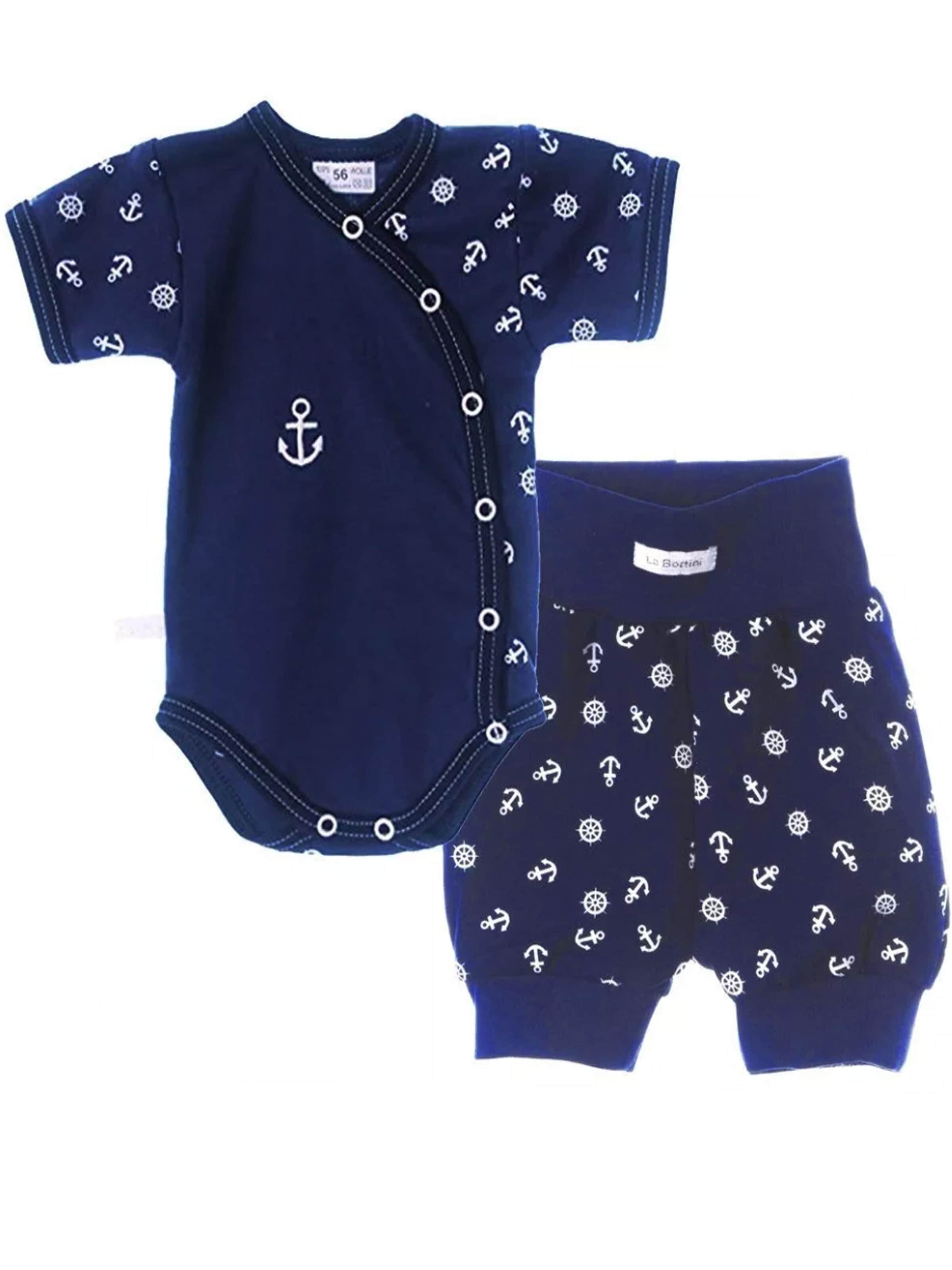 La Bortini Set in Blue: front