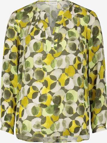 Cartoon Blouse in Groen: voorkant