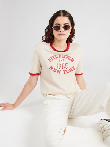 TOMMY HILFIGER T-Shirt in Beige
