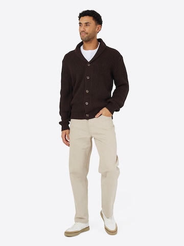 BRAVE SOUL Strickjacke in Braun