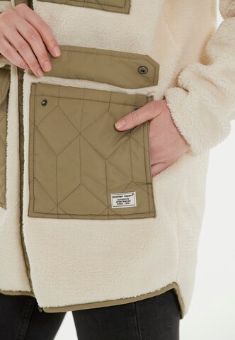 Weather Report Functionele fleece jas in Beige