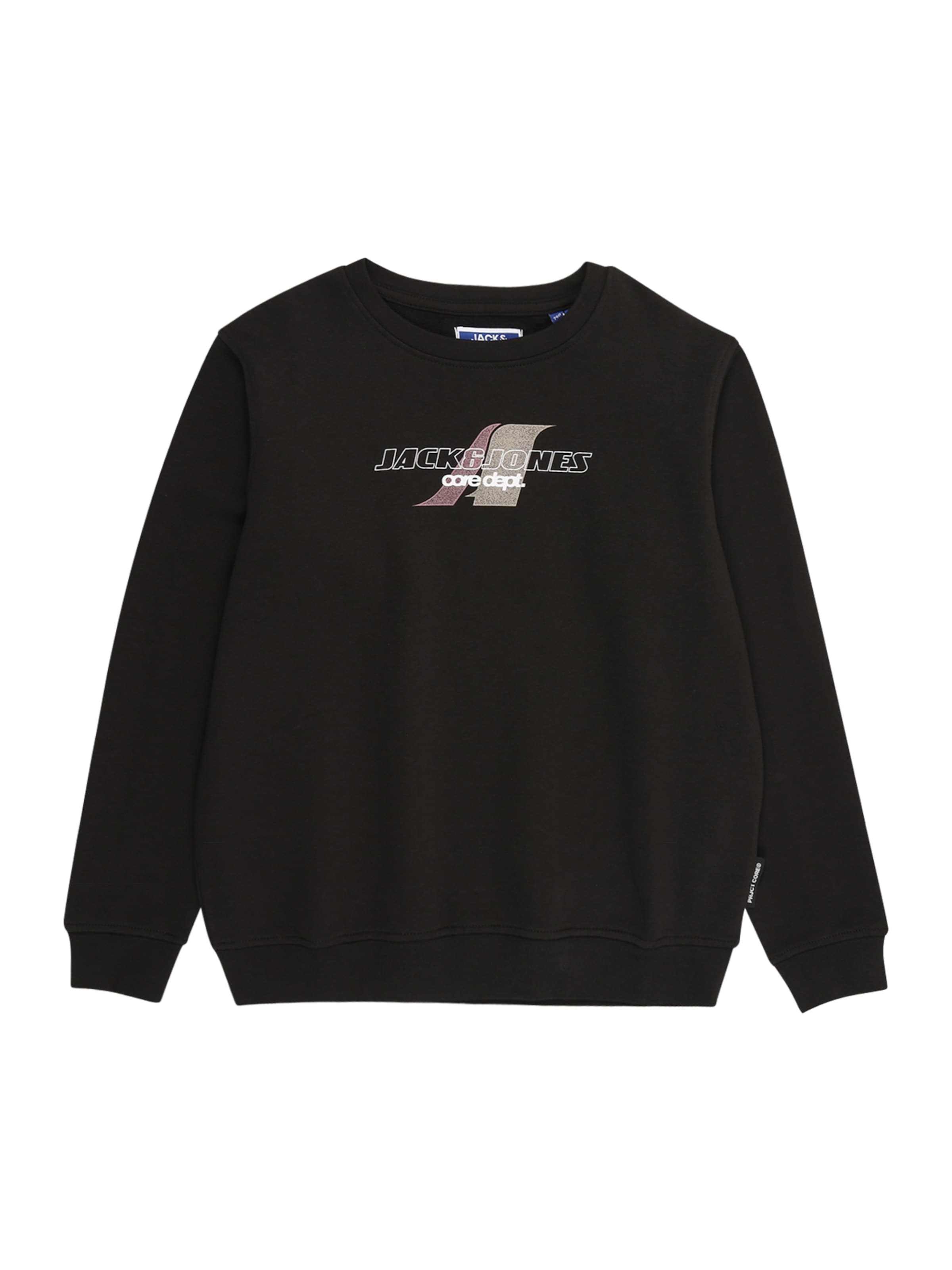 Jack & Jones Junior Μπλούζα φούτερ 'JCOTIER' σε μαύρο: μπροστά