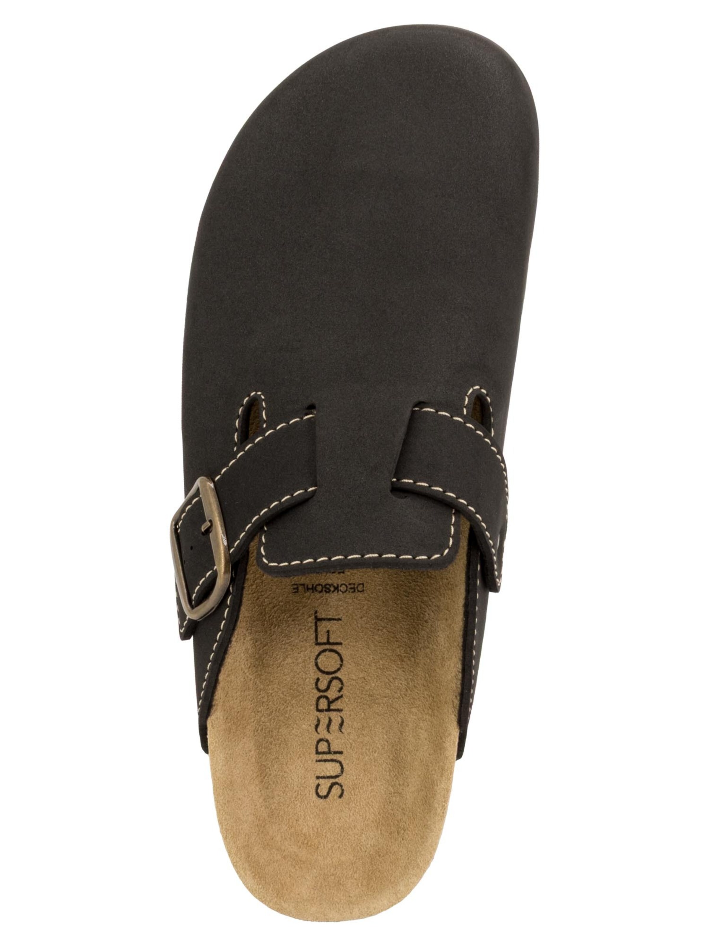 SUPERSOFT by Indigo Clogs 'Classic' in Schwarz