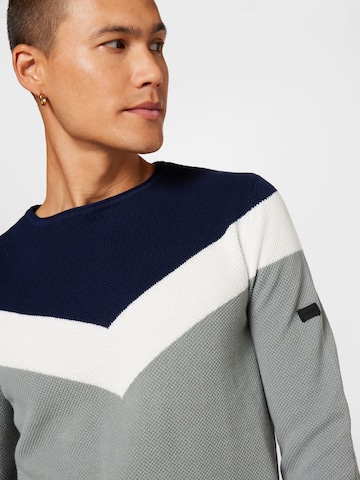 Key Largo - Pullover 'RÜDIGER' em cinzento