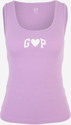 Gap Petite Top in Lila: voorkant
