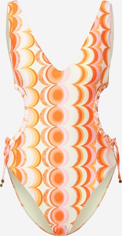 Maillot de bain River Island en orange : devant