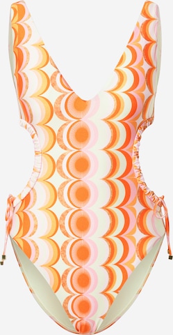 River Island Swimsuit in Orange: front
