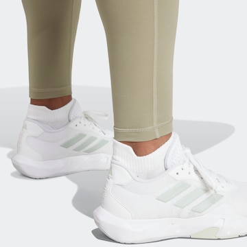 ADIDAS PERFORMANCE Skinny Sporthose 'Opt Ess' in Grün