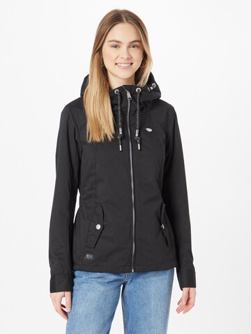 Ragwear Between-season jacket in Black: front