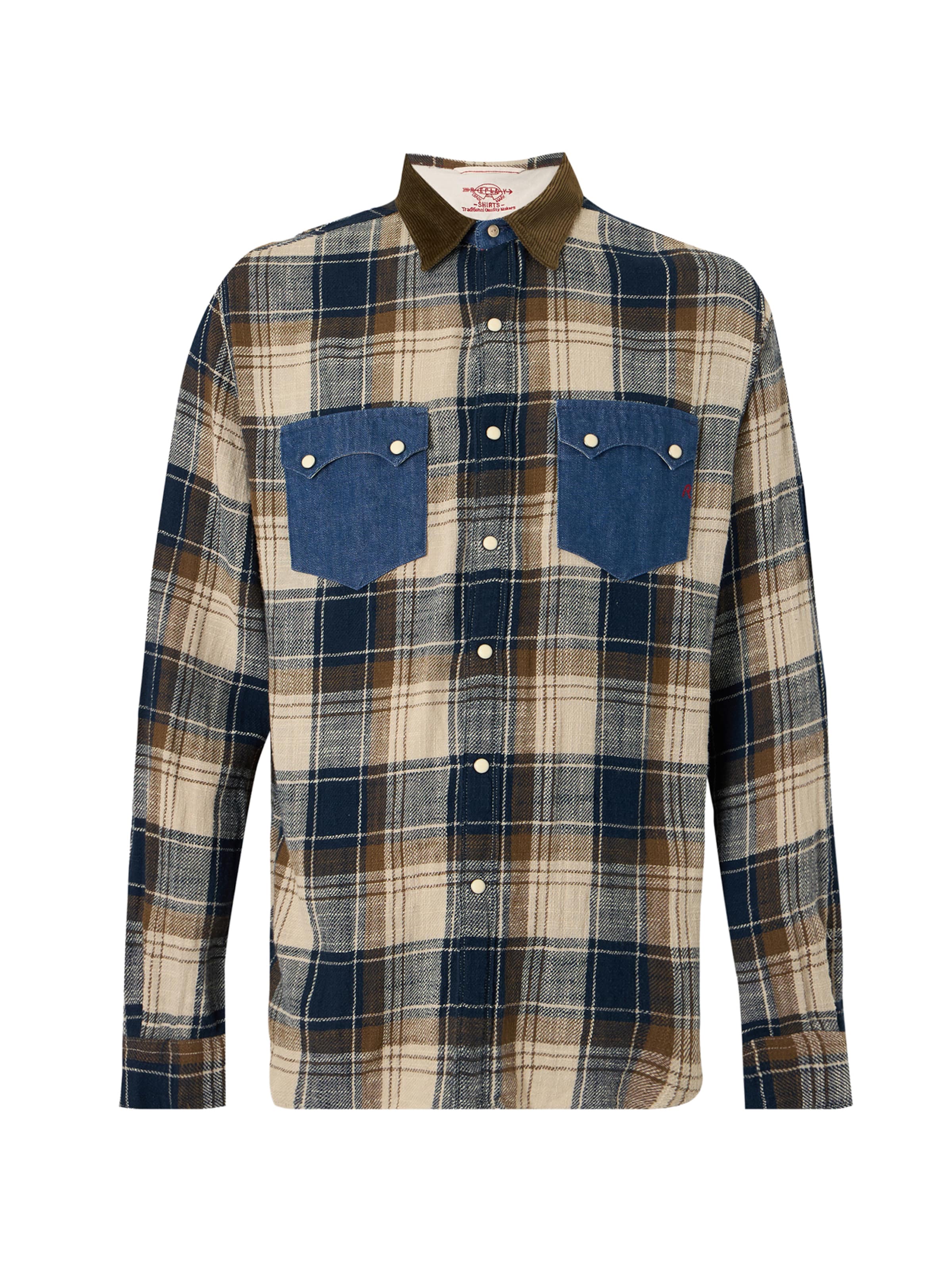 Regular fit Camicia di REPLAY in blu: frontale