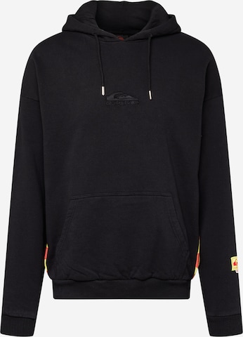 QUIKSILVER Athletic Sweater in Black: front