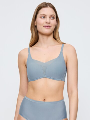 TRIUMPH Bra ' Shape Smart ' in Blue: front