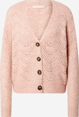 PIECES Knit cardigan 'Bibi' in Pink: front