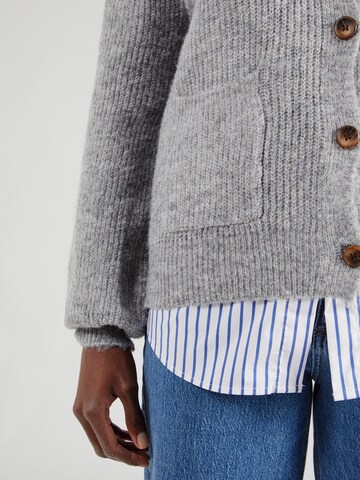 SISTERS POINT Knit Cardigan 'LUI-V.CA' in Grey