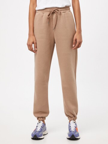 SISTERS POINT Tapered Pants 'PEVA-PA' in Beige: front