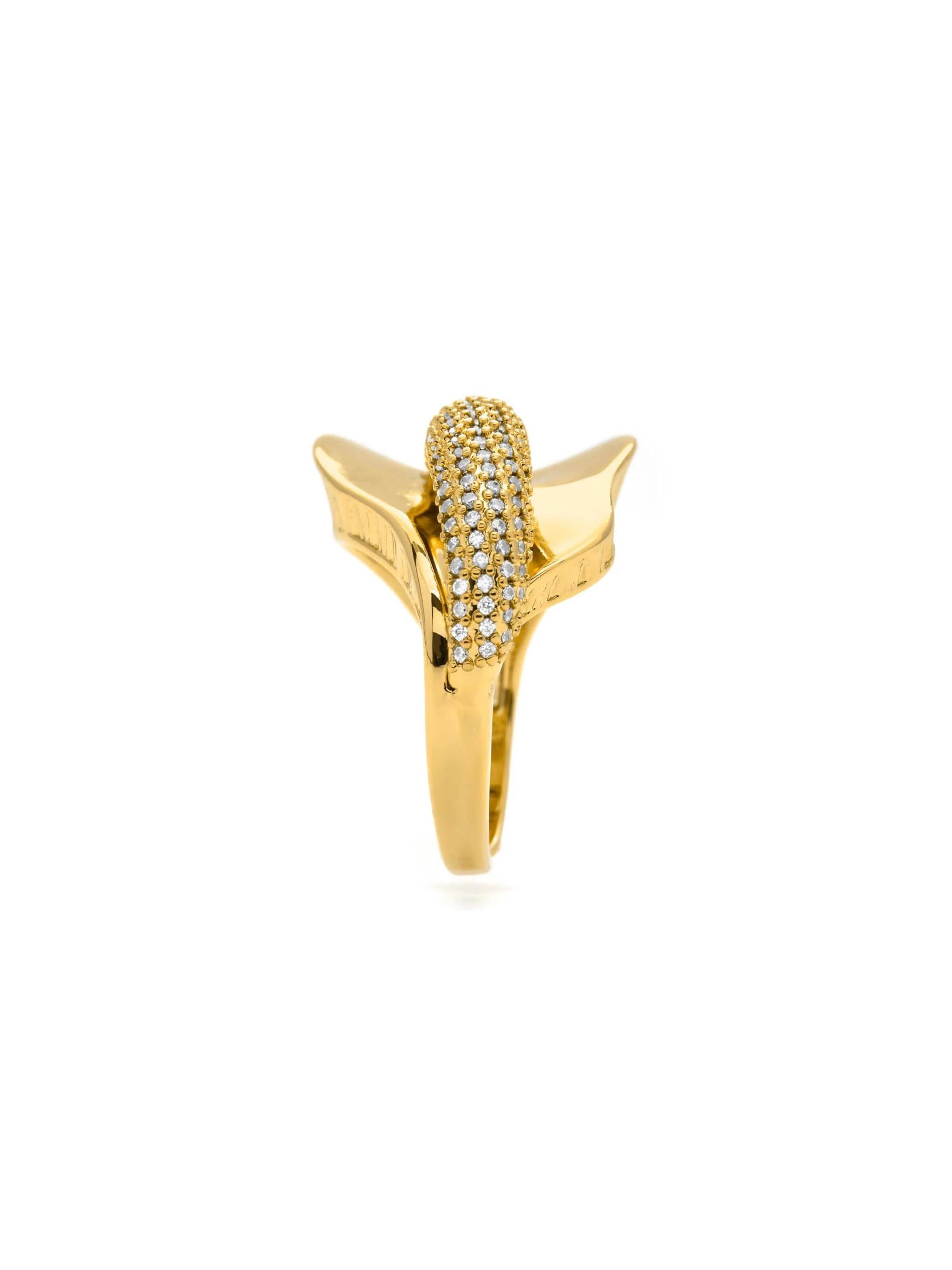 Bague 'Lefri' Luxenter en or : devant