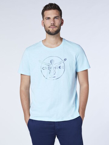 Coupe regular T-Shirt CHIEMSEE en bleu : devant