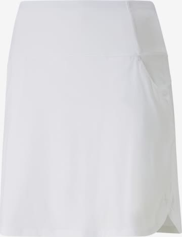 PUMA Athletic Skorts in White: front