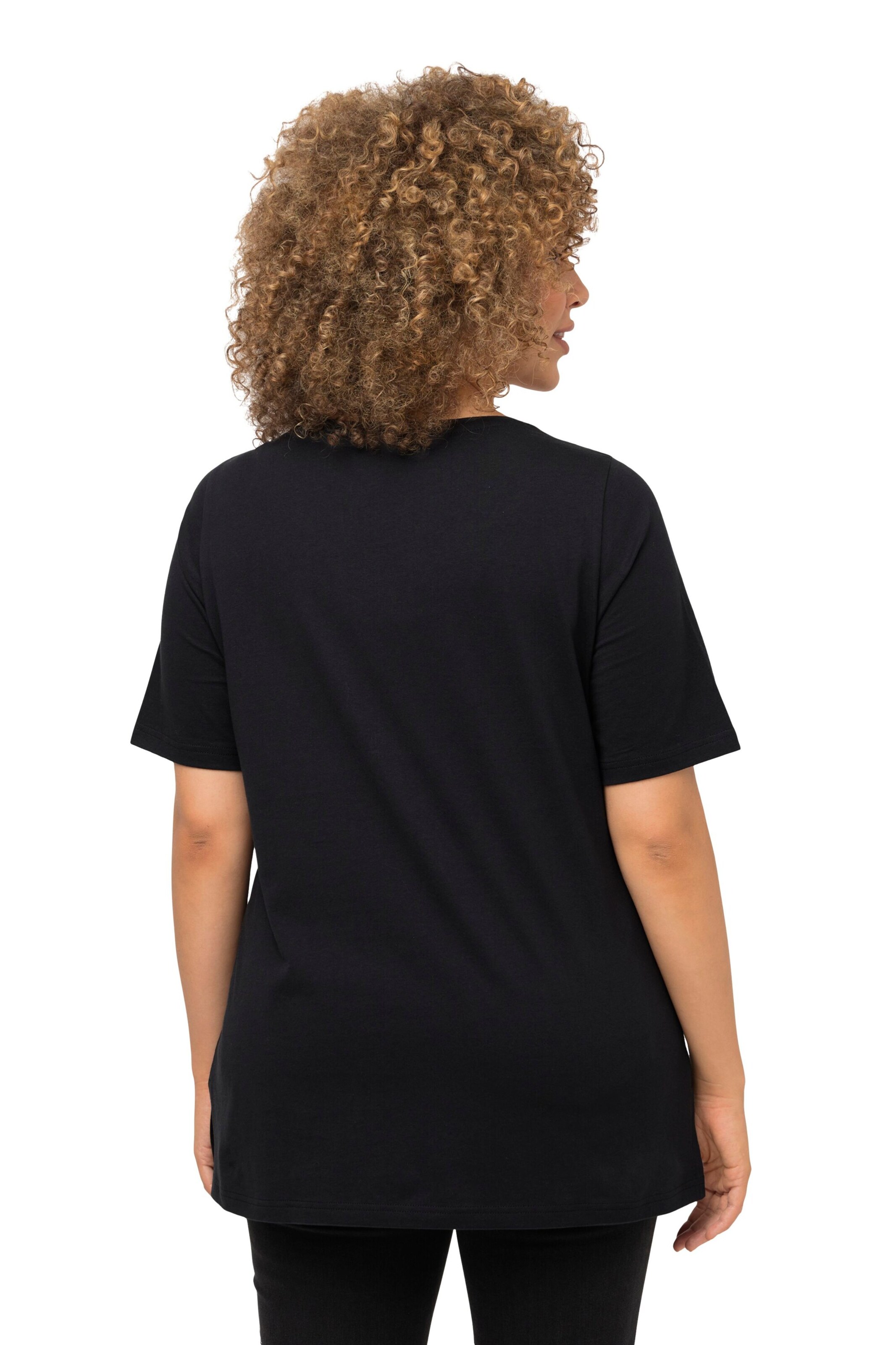 Ulla Popken Shirt in Zwart