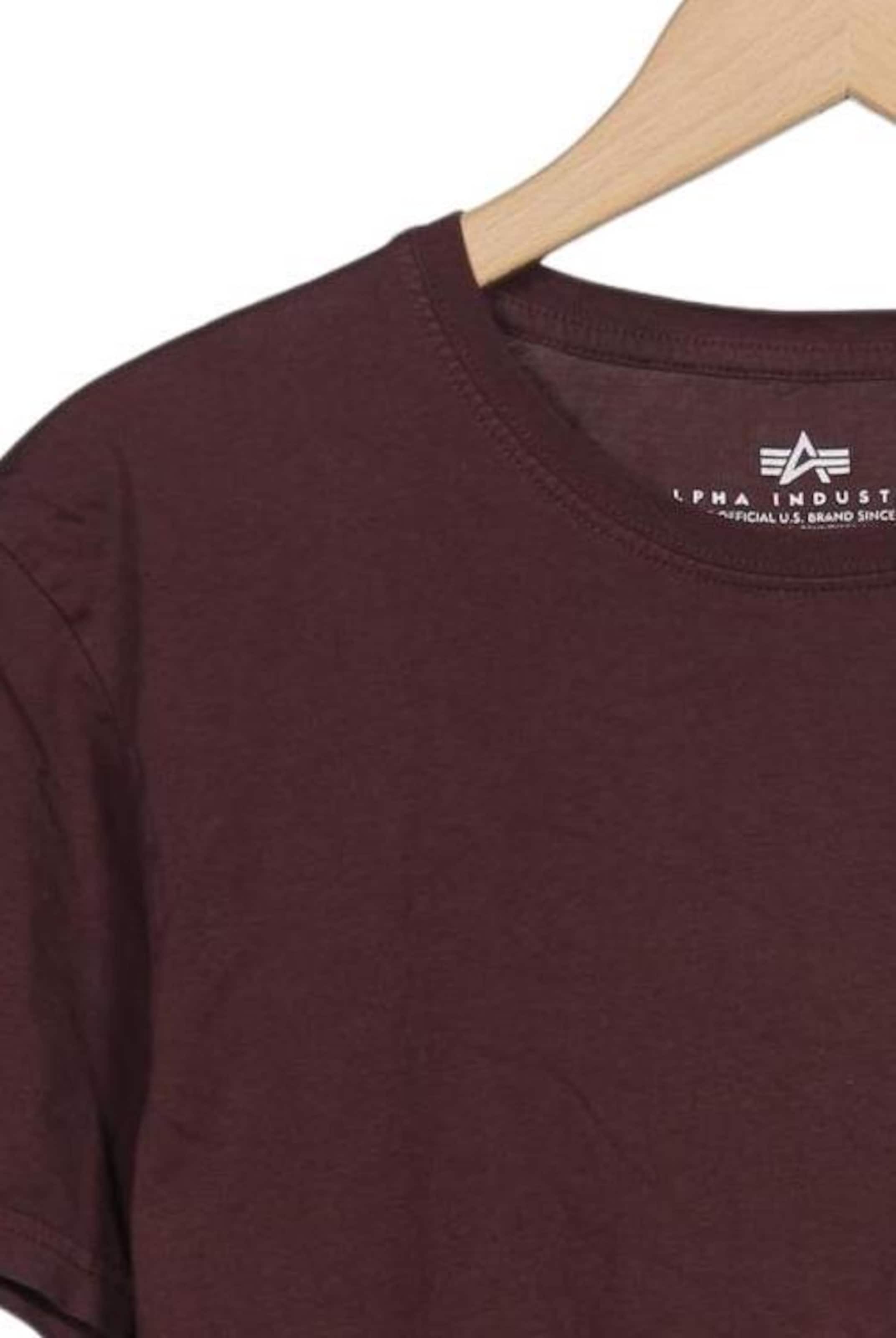 ALPHA INDUSTRIES Shirt in M in Red