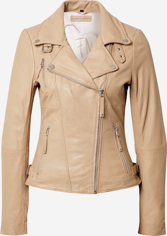 FREAKY NATION Between-Season Jacket in Beige: front