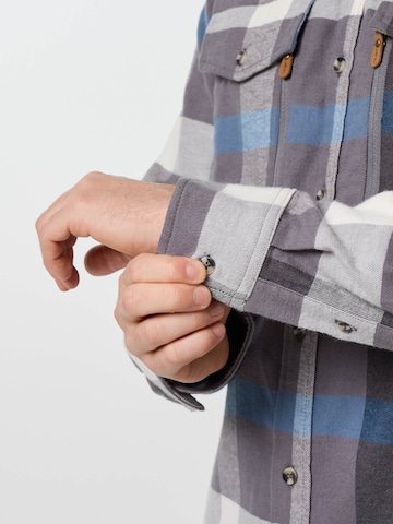 SWEDEMOUNT Regular fit Traditional button up shirt 'Nordkap' in Grey