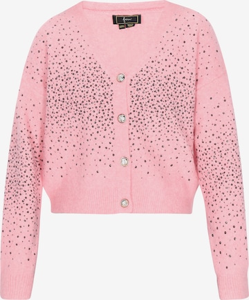 fainaKardigan - roza boja: prednji dio