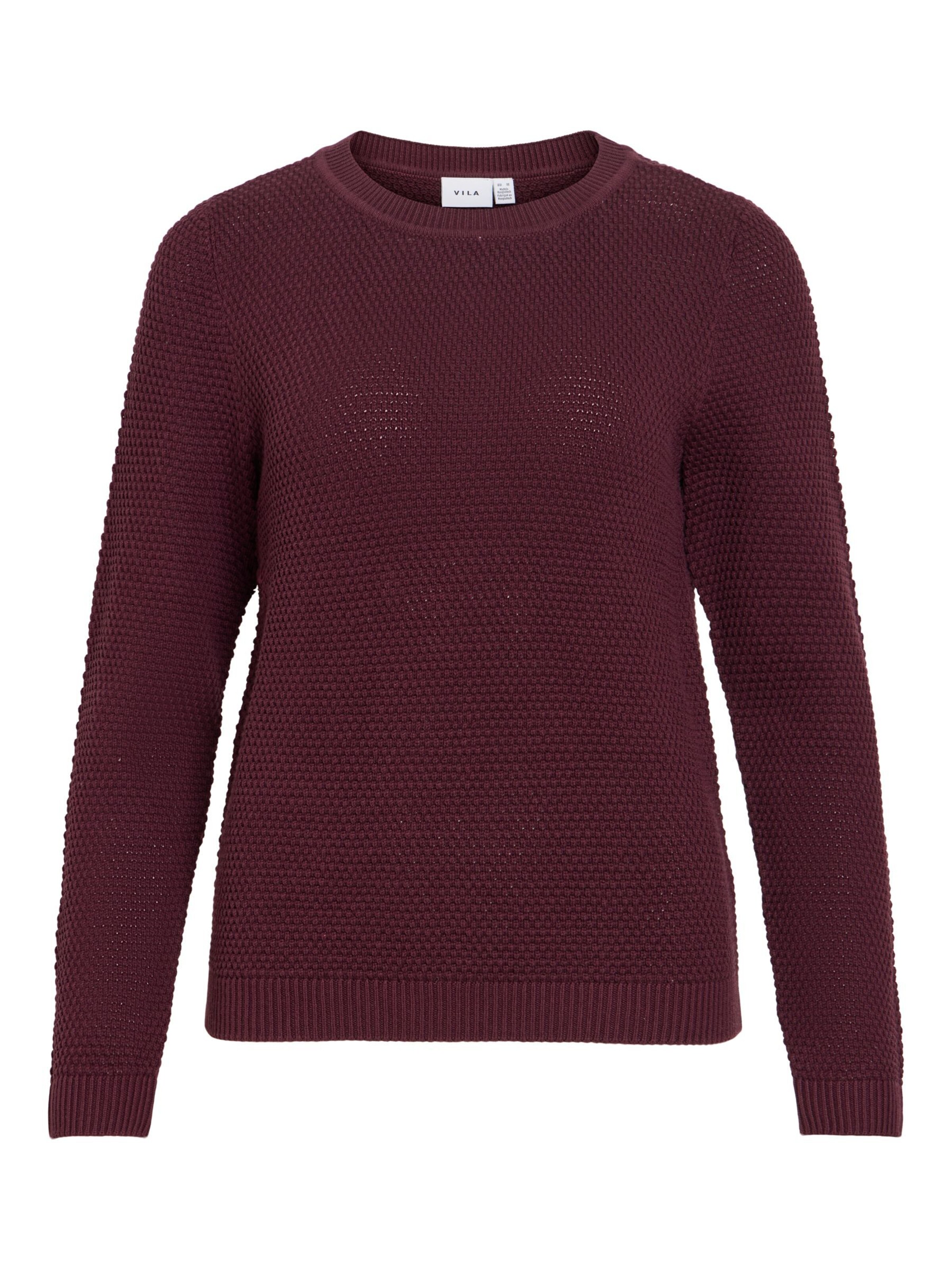 VILA Pullover 'VIDalo' in weinrot, Produktansicht