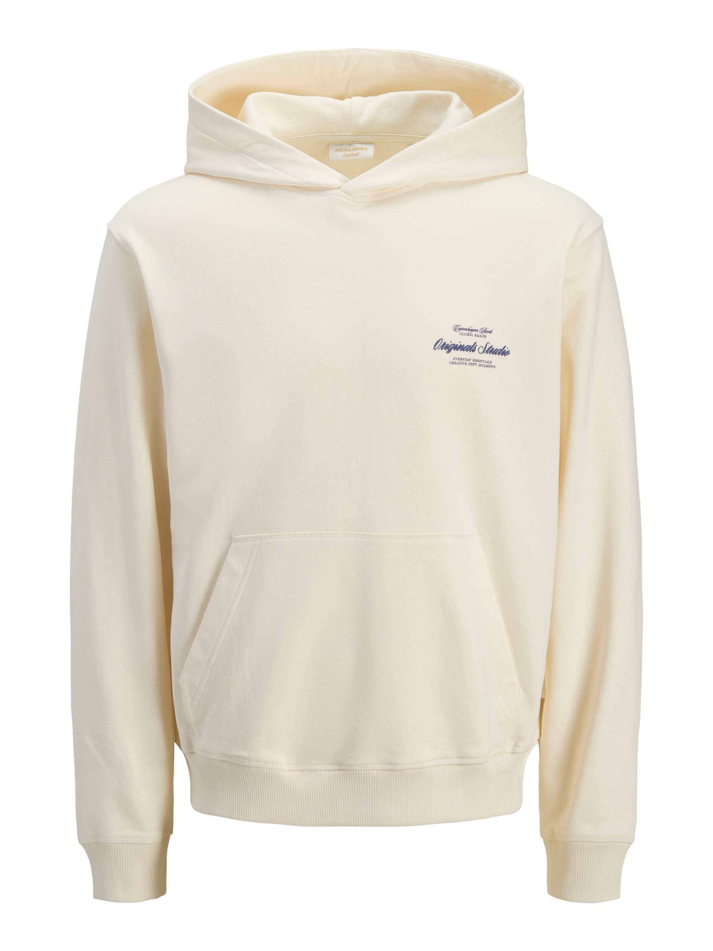 Jack & Jones Plus Sweatshirt in Wit: voorkant