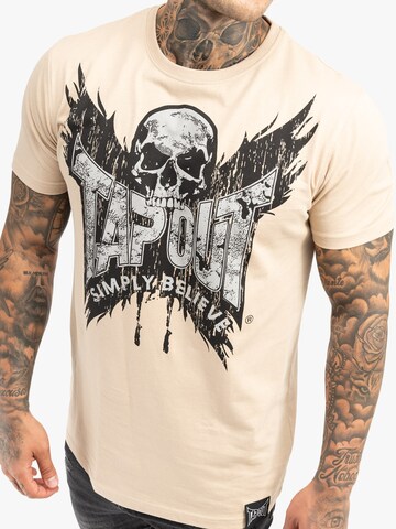 Tapout Shirt 'CRESTON' in Beige