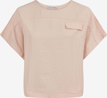 Lovely Sisters Blouse 'Marcy' in Roze: voorkant