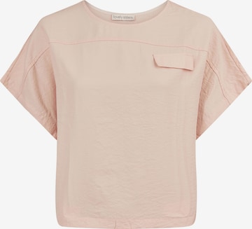 Lovely Sisters Blouse 'Marcy' in Pink: front