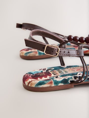 Next Sandalen met riem 'Forever Comfort' in Bruin