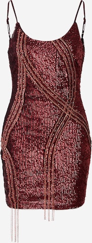 TOPSHOP Коктейльное платье в Красный: спереди