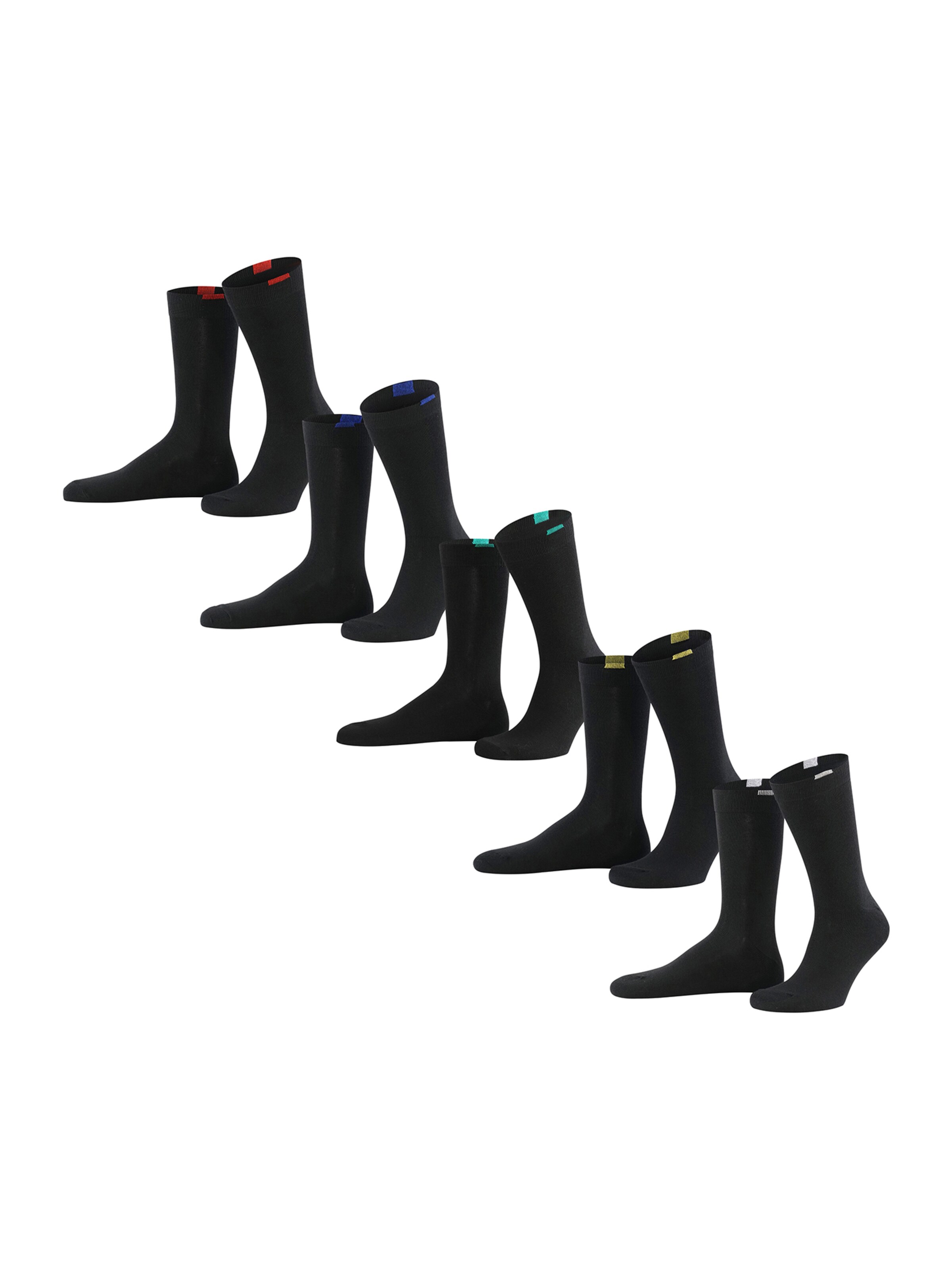 DIM Socks 'Eco' in Black: front