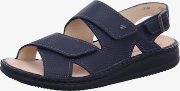 Finn Comfort Sandalen in Blauw: voorkant