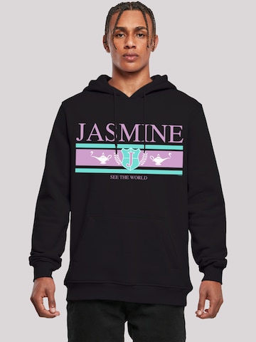 Sweat-shirt 'Disney Jasmine See The World' F4NT4STIC en noir : devant