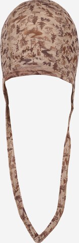 Wheat Beanie in Brown: front
