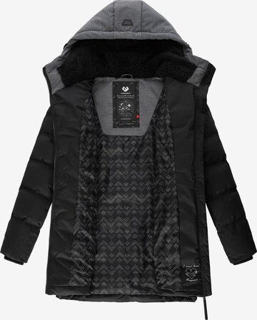 Ragwear Winter Coat 'Ashani' in Black