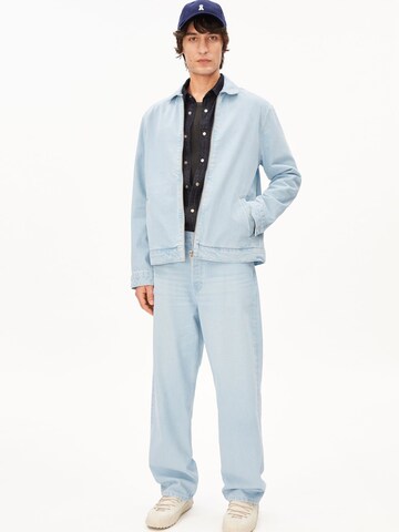 ARMEDANGELS Between-season jacket 'HARRINGTON' in Blue