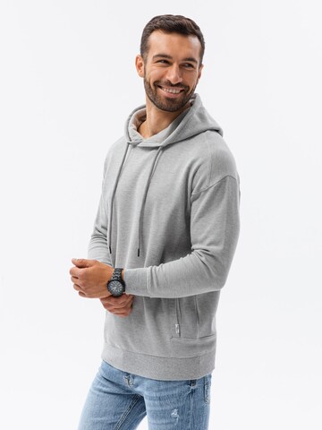 Sweat-shirt 'B1313' Ombre en gris