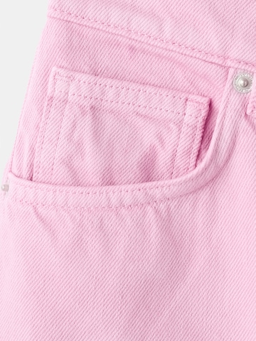 MANGO Loosefit Džíny – fialová