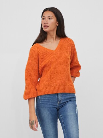 VILA Pullover 'Chinti' in Orange: predná strana