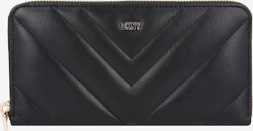 DKNY Wallet in Black: front