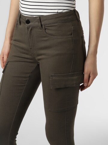 Coupe slim Pantalon cargo Noisy may en vert