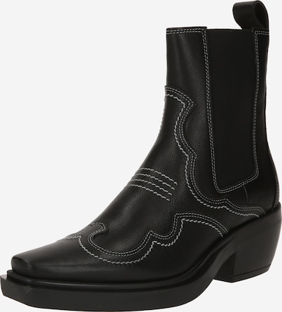 Copenhagen Studios Chelsea-bootsi värissä musta / valkoinen, Tuotenäkymä