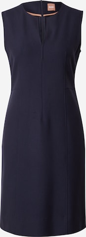 BOSS Black - Vestido de bainha 'Duwa' em azul: frente