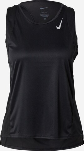 NIKE - Top deportivo en negro: frente