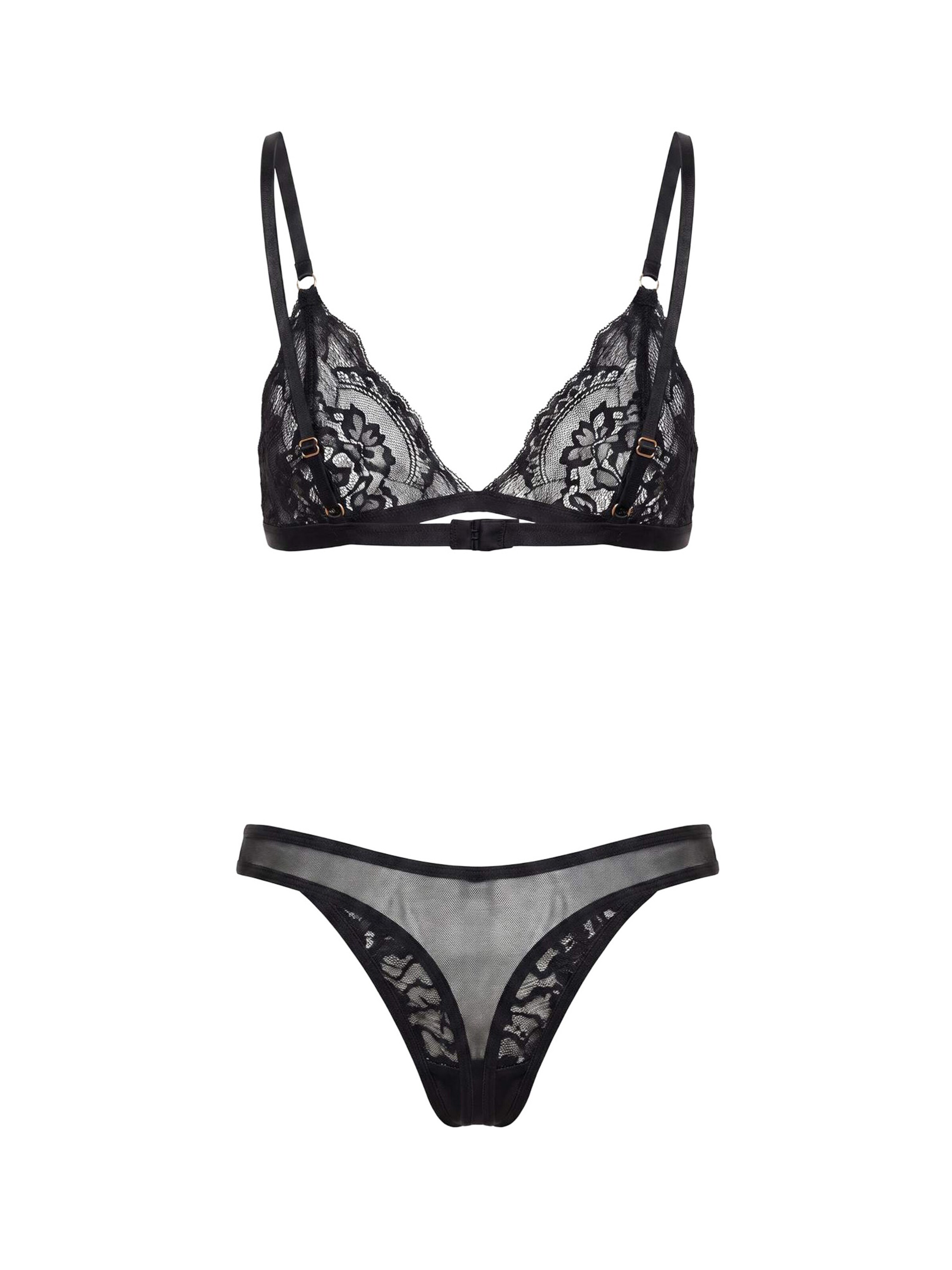 Trendyol Triangle Underwear sets in Black
